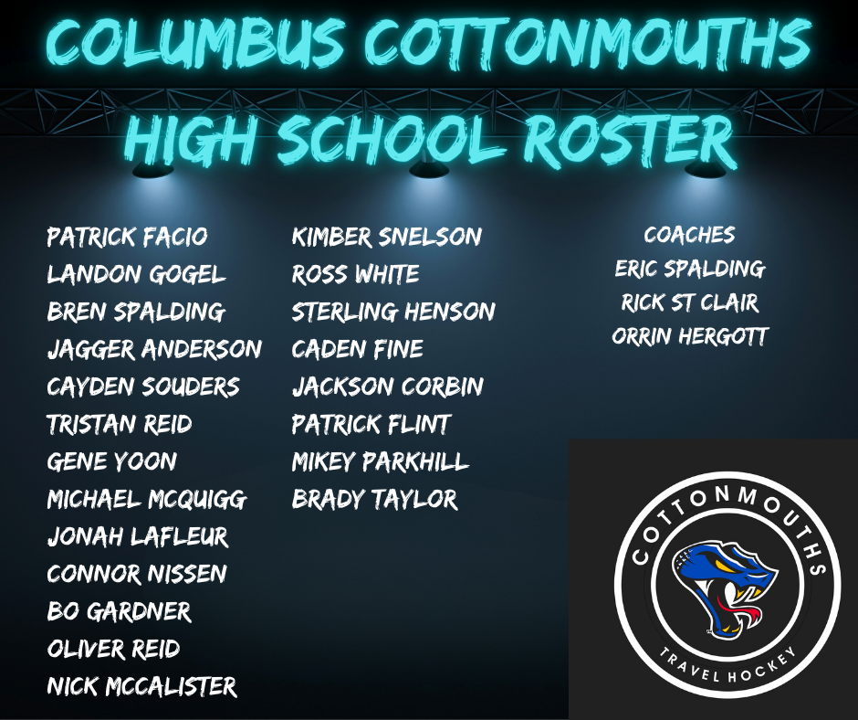 Columbus Cottonmouths HS Roster 24-25